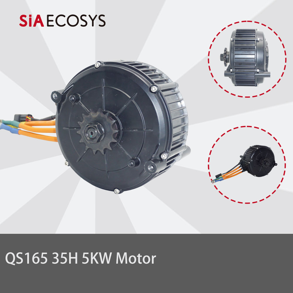 Fardriver Nd72850 Controller - QSMOTOR QS165 5000W 35H PMSM محرك