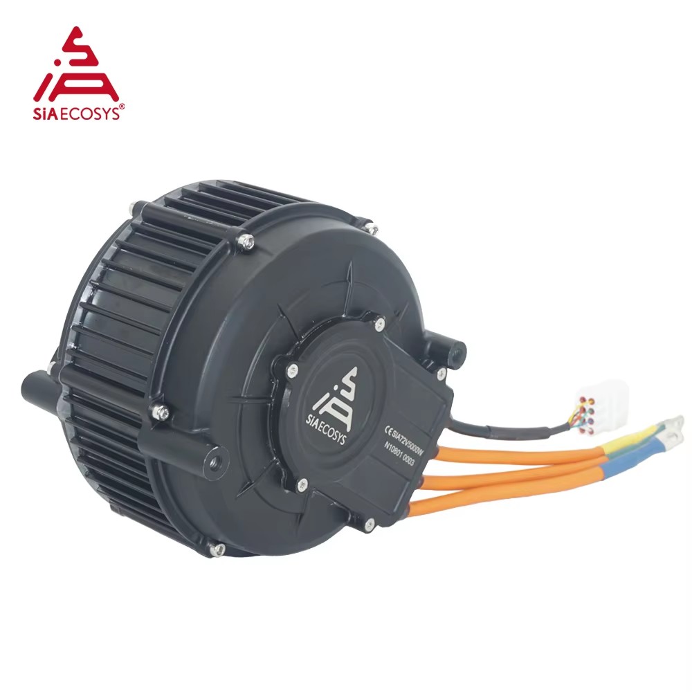 QS165 V2 5000 واط 72 فولت منتص - مراجعة Mid Drive Motor Kit 72V 5000W وسعره